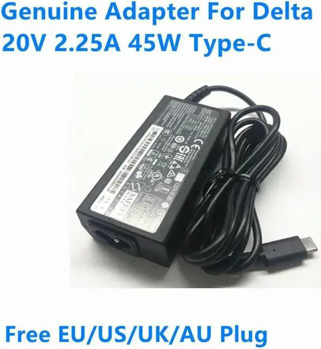 Main image of OIAGLH 5V 2.25A 12V 2.25A 20V 2.25A 45W TYPE-C USB-C AC Adapter For Delta ADP-45PE B Laptop Power Supply Charger