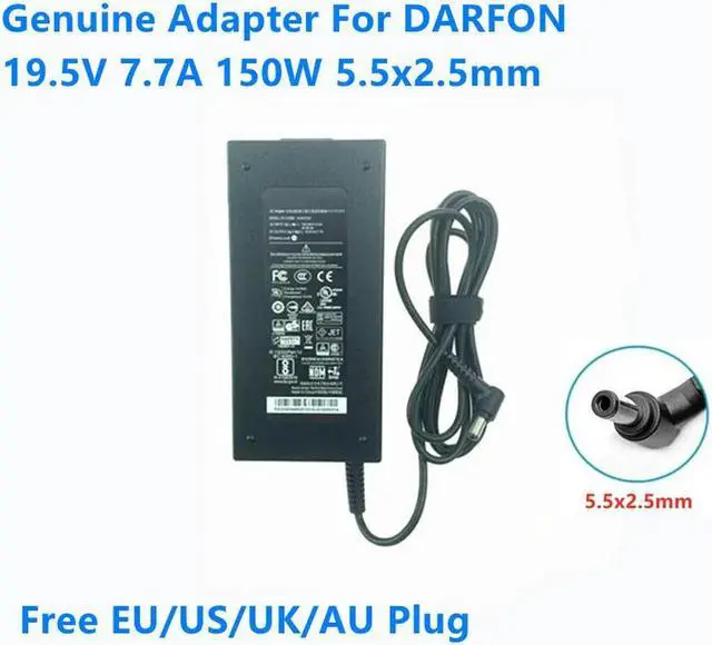 Main image of OIAGLH 19.5V 7.7A 150W 5.5x2.5mm BAA51950 Power Supply AC Adapter For Laptop Charger