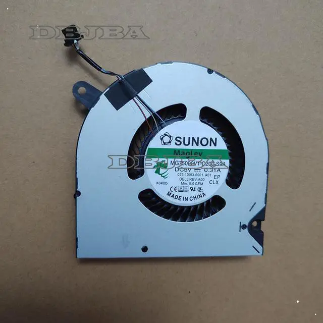 Main image of DBTLAP Laptop CPU Cooling Fan For DELL G5 SE 15 5505 MG75090V1-C200-S9A DC5V 0.31A fan