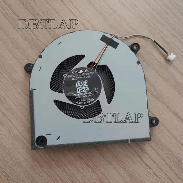 Main image of DBTLAP laptop CPU Cooling fan for EG75070S1-1C020-S9A DC28000E2S0 cooler fan