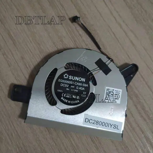 Main image of DBTLAP CPU fan for Dell Latitude 5580 DC28000IYS0 EG50050S1-CA90-S9A 09VK27 9VK27 cpu cooling fan