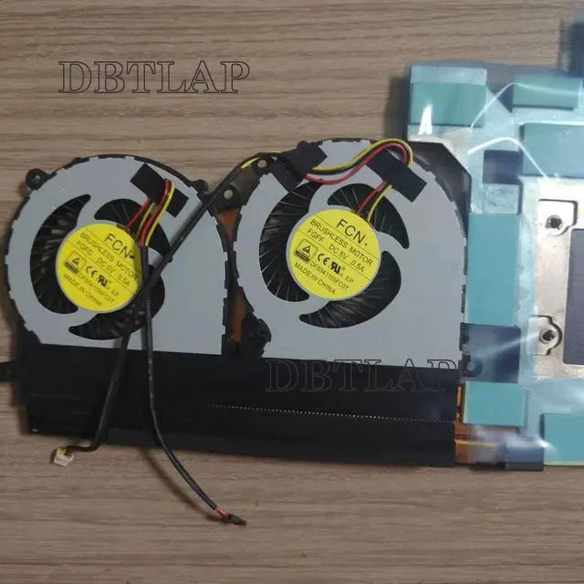Alt view image 3 of 4 - DBTLAP Laptop CPU cooling heatsink with fan for Hasee Z7 7-I7 8172S1 G7 6-31-P65S2-103