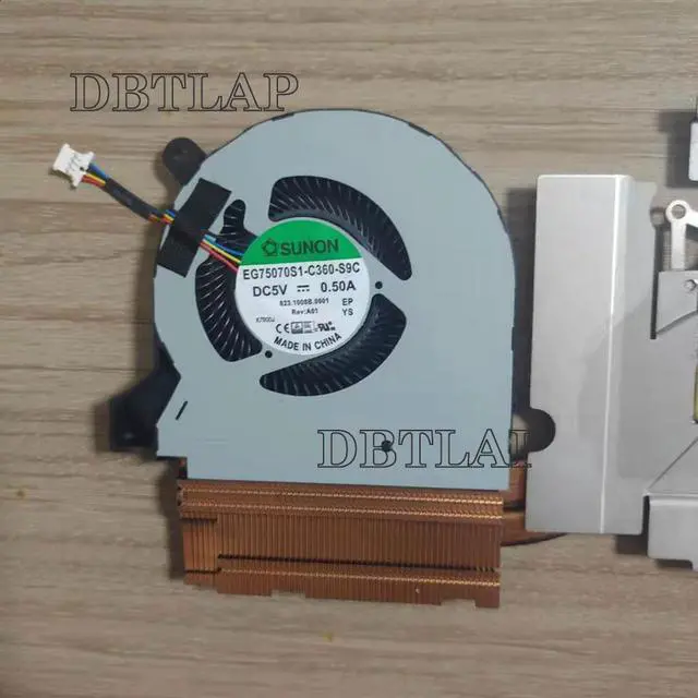 Alt view image 4 of 4 - DBTLAP CPU Cooling Heatsink fan For EG75070S1-C360-S9C EG75070S1-C350-S9C 023.1008B.0001 023.1008A.0001