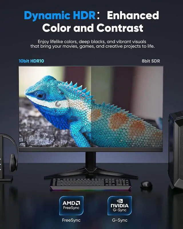 Alt view image 7 of 7 - Highwings Displayport Cable 2.1, 16K DP 2.0 Cable 6FT [16K@60Hz, 8K@120Hz, 4K@240Hz 165Hz 144Hz] Support 80Gbps, HDCP DSC 1.2a, HDR10 FreeSync G-Sync for 3090 Graphics PC