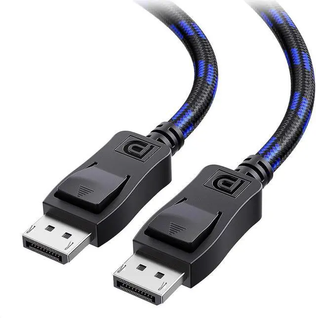 Main image of [ Certified] 9.8 ft 32.4Gbps Braided DisplayPort Cable 1.4 8K 60Hz / 4K 240Hz DisplayPort 1.4 Cable with FreeSync G-SYNC and HDR for Gaming Monitor PC RTX 4080/4090 RX 6800/6900