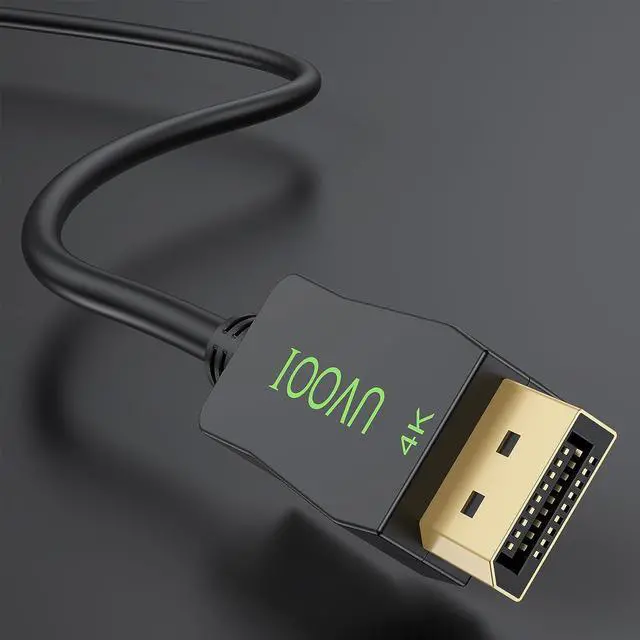 Alt view image 7 of 7 - DisplayPort to DisplayPort Cable 6 Feet 10-Pack, 4K Display Port (Gold Plated DP to DP Cable 6FT) 1440p@144Hz/165Hz, 4K@60Hz for Monitor, Computer, Laptop, PC