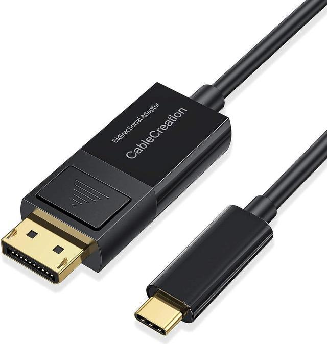 Buy CableCreation 8K Bi-Directional USB C to DisplayPort Cable 6FT [HDR,  8K@60Hz, 4K@144Hz, 2K@240Hz] DP 1.4 to Type C Cable, Compatible with  Thunderbolt 3/4, iPhone 15/15 Pro Max, MacBook Pro/Air, iPad Online