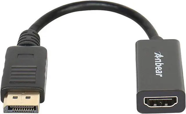 Main image of DisplayPort to HDMI Adapter Display Port to HDMI Cable(Male to Female) for DisplayPort Enabled Desktops and Laptops Connect to HDMI Displays (1 Pack DP)