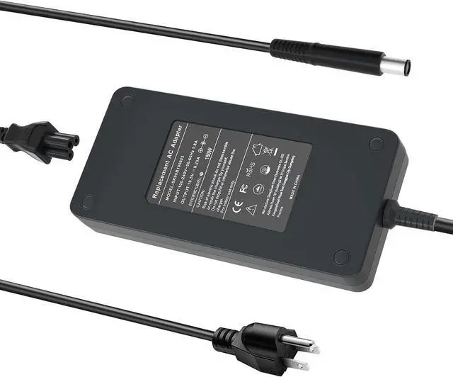 Main image of 19.5V 9.23A 180W AC Adapter Charger for Dell Alienware 13 15 17 R1 R2 R3 R4 R5 Series Precision M4600 M4700 M4800 Inspiron One 2320 2350 3579 3379 5587 5590 7510 7588 7710 Laptop Power Supply Cord