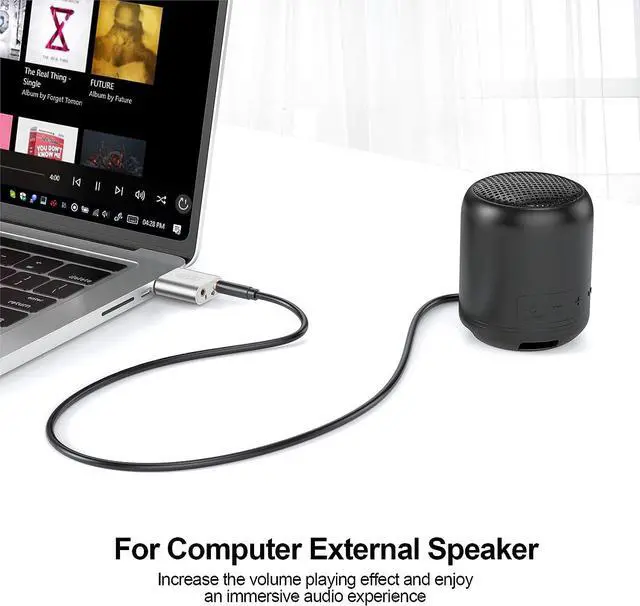Alt view image 5 of 7 - USB Sound Card USB to Audio Jack Adapter 7.1 Channel External Stereo Sound Card with 3.5mm TRS TRRS Microphone Headphone for PC Laptop PS4 Windows MAC Linux
