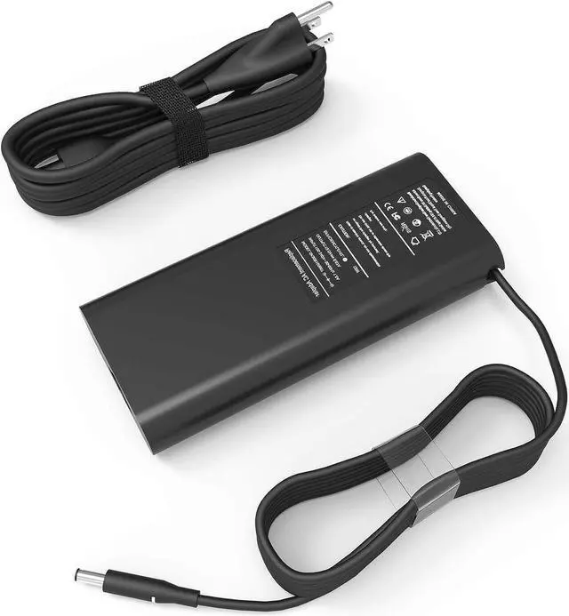 Main image of New Slim AC Adapter for Dell 130W Laptop Charger,Tip 4.5mm Replacement Dell XPS 15 7590 9530 9550 9560 9570,Compatible with Inspiron 13 7347 7348 7459 Precision 5510 5520 5530 5540 M3800 Power Cord
