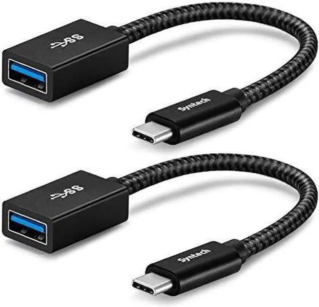 Main image of USB C to USB Adapter 2 Pack USB C to USB3 USB Type C to USB Thunderbolt 3 to USB Female Adapter OTG Cable Compatible with iPhone 16/15 Pro Max iPad Mini 6 MacBook Pro Air and More