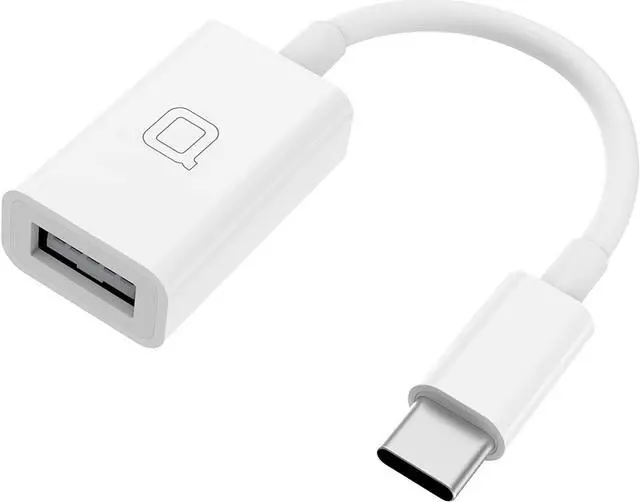 Main image of USB C to USB 3.0 Adapter USB to USB C Adapter USB Type-C to USB Thunderbolt 4/3 to USB Female Adapter OTG for MacBook Pro2021 MacBook Air 2020 iPad Pro 2021 More Type-C Devices(White)