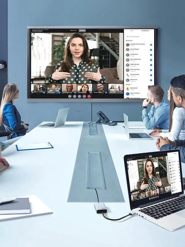 Alt view image 7 of 7 - USB to HDMI Adapter Compatible MacBook to HDMI HD 1080P HDMI USB Cable HDMI Adapter HDMI USB Mac Adapter Compatible with MacBook OS10.15 / Windows 10