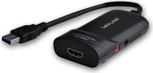 Main image of USB 3.0 to HDMI Adapter for Multiple Displays 2K (2048x1152) Up to 6 Monitors DisplayLink Certified External Video Graphics Card Adapter with Audio Port for Windows Mac OS Chrome OS