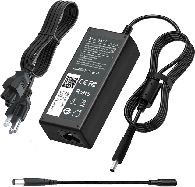 Main image of 65W 45W AC Adapter for Dell Laptop Charger Dell inspiron 15 la65ns2-01