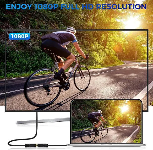 Alt view image 3 of 5 - HDMI Male to DVI Female Adapter (2 Pack)Bi-Directional DVI Female to HDMI Male Connector Support 1080P Full HD Compatible for Roku Xbox One PS5PS4Blue-ray DVD A/V Receivers-0.6ft