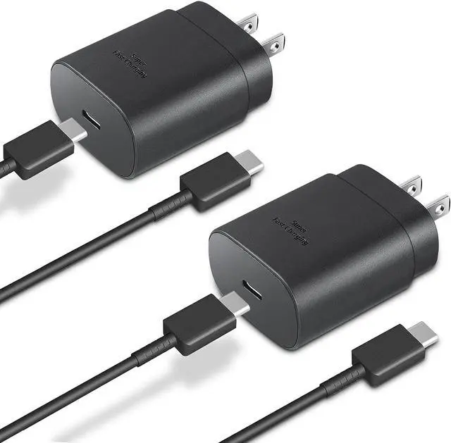 Main image of Type C Charger, 2-Pack 25W Type C Super Fast Charging with 6ft Android Type C Phone Charger Cable Compatible with Galaxy S23 Ultra/S23+/S22/S21/S20/Phone 15/15 Plus/15 Pro Max