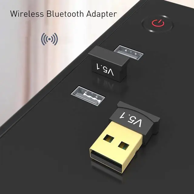Alt view image 2 of 7 - 2 Pack Bluetooth Adapter for PC USB Bluetooth Adapter 5.1 EDR Bluetooth Dongle Wireless Bluetooth Receiver for Desktop Laptop Speaker Mouse Keyboard Headphones Support Windows