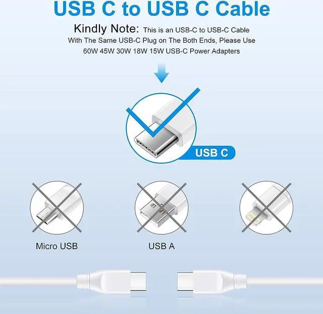 Alt view image 3 of 7 - C Charger Cable for Google Pixel 8 8a 7 7 Pro 7A 6 6 Pro 6A 5A 5 4A 3A 2 XL 2Pack Samsung Fast Charging Cord 9ft USB C to USB C Cable for Galaxy S24 S23 S22 Ultra S21 S20 S10 A13 A53 Z Fold Flip 5 4