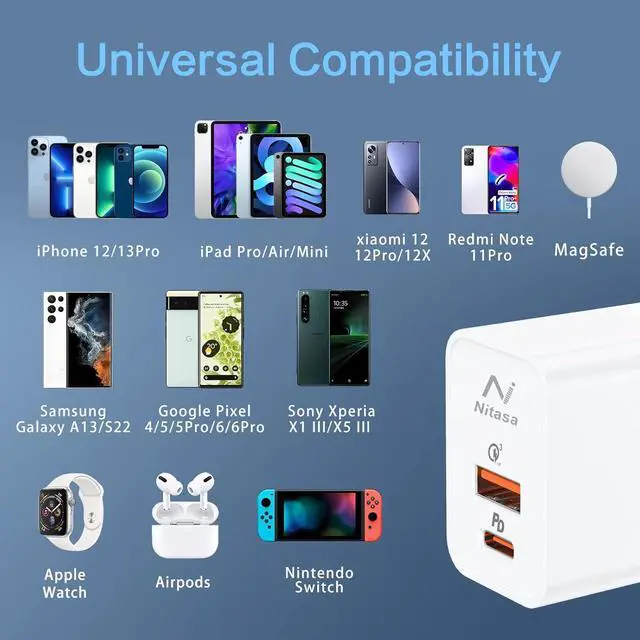 Alt view image 6 of 7 - USB C Wall Charger 30W Dual Port PD Fast Charger Adapter Block for iPhone 16/14 Plus/16 Pro Max/15/15 iPad Super Fast Charger Block(25W PPS) Type C for  Galaxy S24 S23 Pixel 9 7/8 Pro