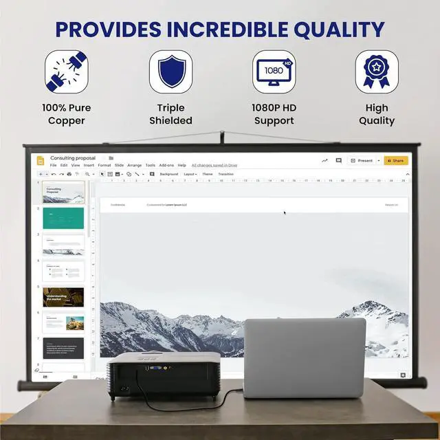 Alt view image 6 of 6 - AURUM CABLES HDMI to DVI Adapter 6 Feet High-Speed Bi-Directional Male to Male DVI to HDMI Adapter 1080P Gold Plated 30 AWG Laptop to Monitor Cable HD Compatible with PC TV Xbox PS Black