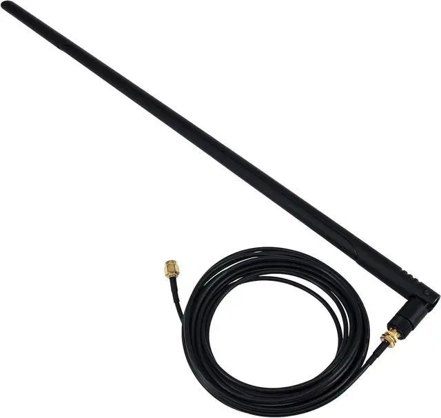 Main image of External WiFi Bluetooth Antenna 22DBI MIMO RP-SMA Male Aerial Antenna and RP-SMA RG174 Extension Cable 10FT for Wireless Router Network Devices PC Camera
