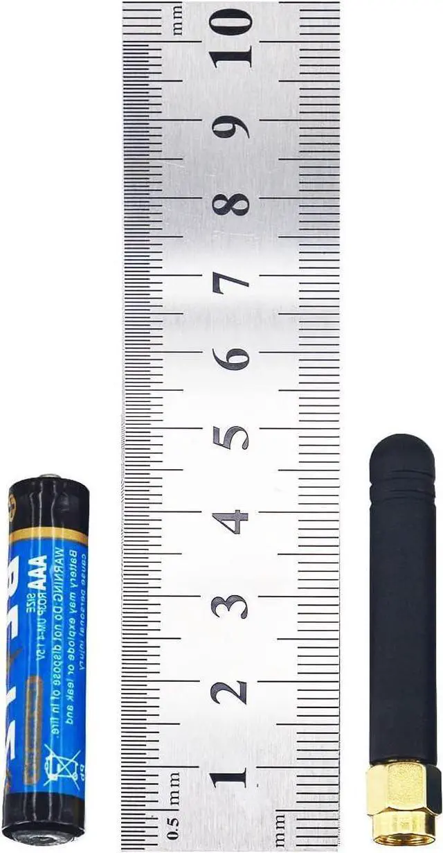 Alt view image 4 of 7 - BOOBRIE 2 Packs Small Mini Dual Band WiFi 2dBi 2.4GHz 5GHz 5.8GHz MIMO RP-SMA Bluetooth Antennae for PC Computer Network Card FPV WiFi Bluetooth USB Adapter