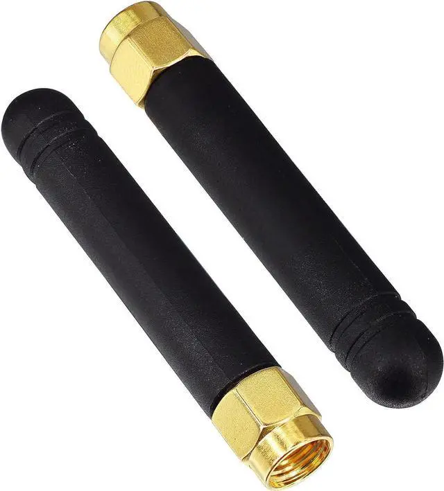 Alt view image 6 of 7 - BOOBRIE 2 Packs Small Mini Dual Band WiFi 2dBi 2.4GHz 5GHz 5.8GHz MIMO RP-SMA Bluetooth Antennae for PC Computer Network Card FPV WiFi Bluetooth USB Adapter