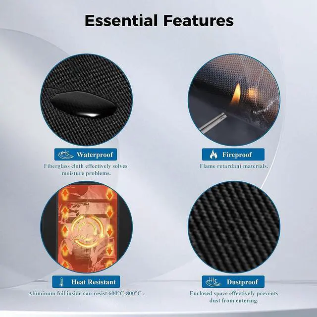 Alt view image 6 of 6 - 3D Printer Enclosure for Creality Ender 3/ Ender 3 Pro/Ender 3 V2-Fireproof & Dustproof Tent Constant Temperature Protective Cover for Anycubic Elegoo 3D Printers 25.6 ×21.6 ×29.5