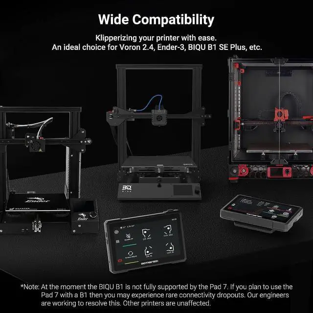 Alt view image 6 of 7 - BIGTREETECH PAD 7 Touch Screen Based on Klipper firmware 7 inch Open Source Smart PAD with CB1 Board KlipperScreen for BIQU B1 SE Plus, Voron 2.4, Ender-3 and Most FDM 3D Printers DIY