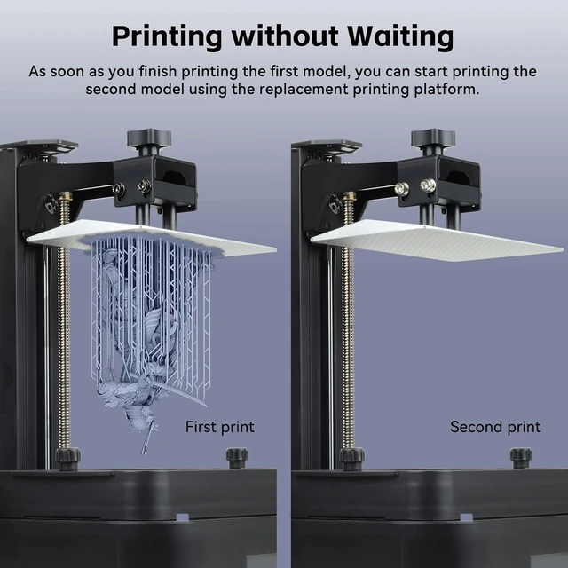 Alt view image 7 of 7 - Photon Mono 2 Build Plate,UniTak3D Textured Printing Platform 3D Printer Accessories Upgrades ONLY Compatible with ANYCUBIC Photon Mono 2 LCD Resin 3D Printer