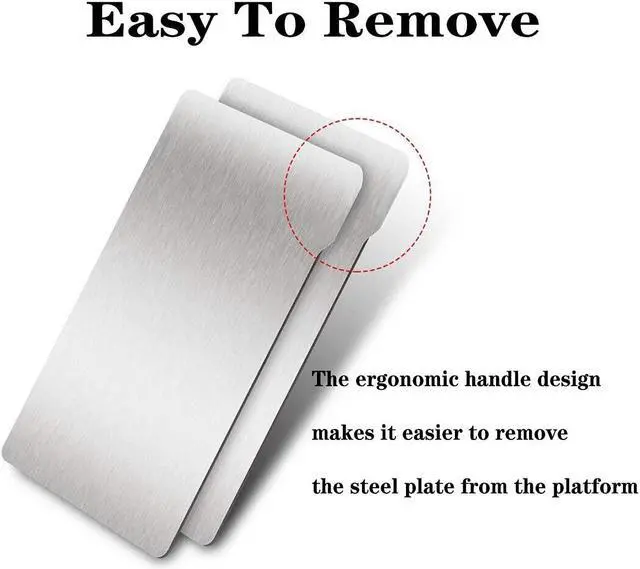 Alt view image 3 of 7 - KOYOFEI Resin 3D Printer Flex Building Plate for Saturn 2/3, Spring Steel Flexible Plate and Magnetic Base Platform for Saturn 3, Saturn 3 Ultra, Saturn 2 and Saturn 8K 224x129mm