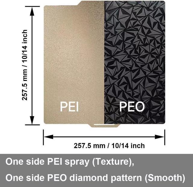 PEI PEO Sheet for Bambu Lab X1/P1P/P1S Carbon Build Plate Heated