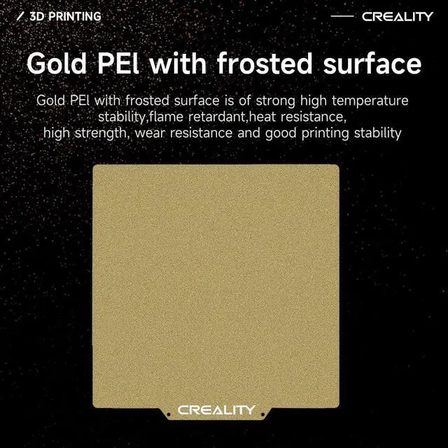 Alt view image 3 of 6 - Ender 3 Bed Upgrade Texture Surface PEI Sheet 235 x 235mm Removable Magnetic Flexible Heated Bed Plate Build Surface for Ender 3 S1/Ender 3 V2/Ender 3 Pro/Ender 5/Ender 5 Pro 3D Printer