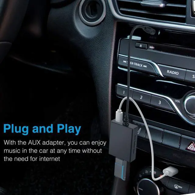 Alt view image 7 of 7 - USB to Aux Audio Adapter 3.5mm Male to USB Female Adapter for Playing Music with USB Drive in Your Car