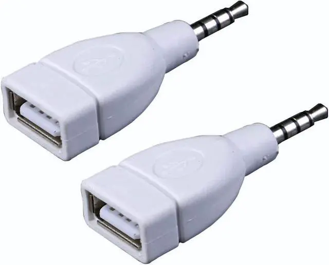 Main image of USB Female to 3.5mm Jack Male Audio Converter Adapter (2-Pack)