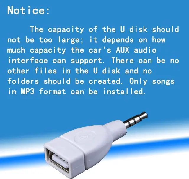 Alt view image 5 of 5 - USB Female to 3.5mm Jack Male Audio Converter Adapter (2-Pack)