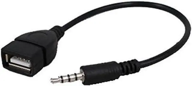 Main image of SmartEra USB Female to 3.5mm Jack Male Audio Converter Adapter (Black)