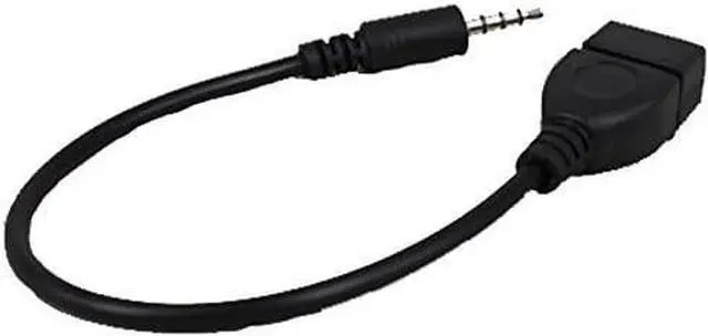 Alt view image 2 of 2 - SmartEra USB Female to 3.5mm Jack Male Audio Converter Adapter (Black)