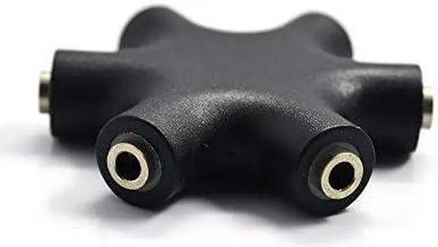 Alt view image 3 of 3 - SmartEra USB Female to 3.5mm Jack Male Audio Converter Adapter (Black)