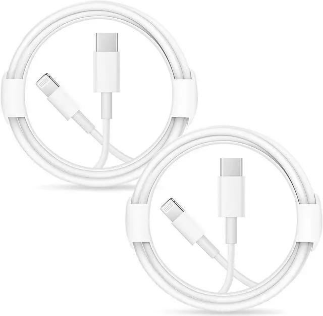 Main image of iPhone Charger Cord Lightning Cable Type C Charger Fast Charging 2-Pack iPhone Fast Charger USB C (6.6Ft) Compatible with iPhone14/14 Pro/14 Pro Max/13/13pro/12/12 Pro/12 Pro Max/iPad
