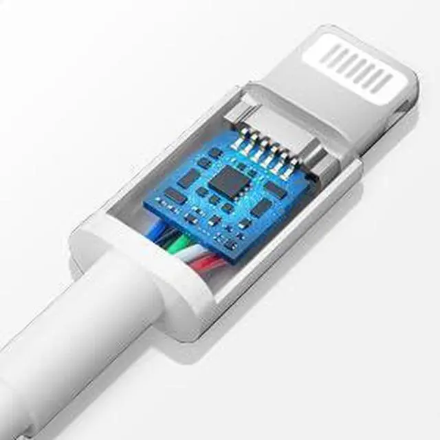 Alt view image 7 of 7 - iPhone Charger Cord Lightning Cable Type C Charger Fast Charging 2-Pack iPhone Fast Charger USB C (6.6Ft) Compatible with iPhone14/14 Pro/14 Pro Max/13/13pro/12/12 Pro/12 Pro Max/iPad