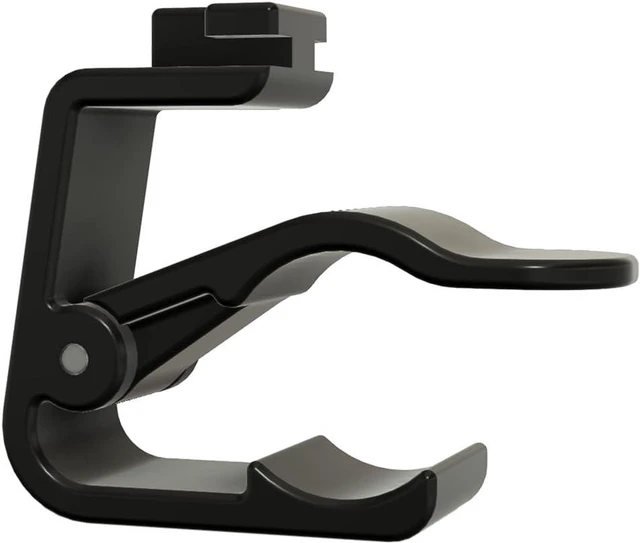 Alt view image 2 of 7 - Phone Caddy and Cigar Holder - Adjustable Cart Mount With Secure Clip - Hands-Free GPS & App Access - Fits All Phones (Black)