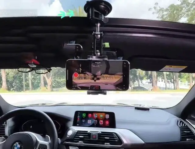 Alt view image 5 of 6 - Universal Ball Head Arm for Phone Suction Cup Phone Holder 360° Rotating Car Phone Holder Mount for Car Dashboard Windshield Vehicle Sunroof Compatible with iPhone & Samsung and Other Mobile Phones