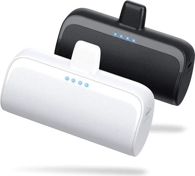 Main image of [2 Pack]Mini Portable Charger for iPhone 5200mAh,20W PD Fast Charging Power Bank for iPhone, Ultra-Compact Battery Pack Travel Portable Phone Charger Compatible with iPhone 14 13 12 11 X 8 7 6 Series