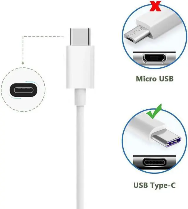 Alt view image 2 of 6 - 10ft USB C Cable - USB C Charger Cable - USB Type C Cable - for iPad Pro 12.9/11 2018 Galaxy Ultra S20+S10 S9 S8 Note 10 8 Tab S4 MacBook Air Google Pixel 3a XL Long Type C Charger Cord Fast Charging