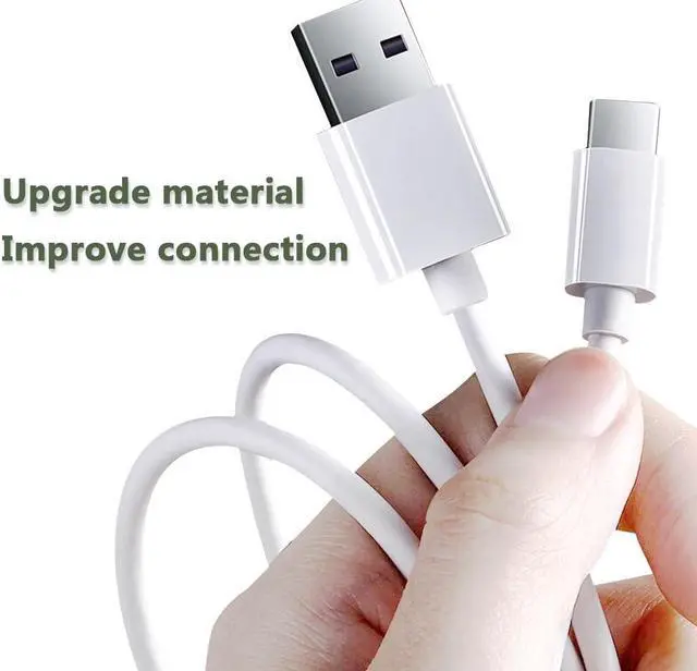 Alt view image 3 of 6 - 10ft USB C Cable - USB C Charger Cable - USB Type C Cable - for iPad Pro 12.9/11 2018 Galaxy Ultra S20+S10 S9 S8 Note 10 8 Tab S4 MacBook Air Google Pixel 3a XL Long Type C Charger Cord Fast Charging