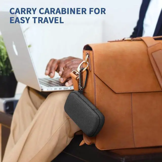 Alt view image 7 of 7 - Hard Case for SanDisk Extreme Pro/SanDisk Extreme Portable External SSD 500GB 1TB 2TB Travel Case Protective Cover Storage Bag (Grey)