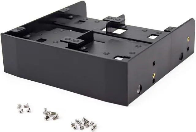 Main image of Drive Bay Adapter 2.5 / 3.5 HDD/SSD to 5.25 Floppy Drive Bay 5.25 Bay Mounting Bracket Kit Internal Hard Disk Drive Mounting Kit with Screws
